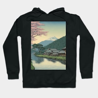 community kawase hasui style art japan Hoodie